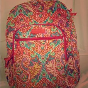 Vera Bradley Paisley Paradise campus backpack